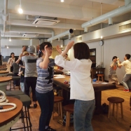 レッドベア体操をしたり。